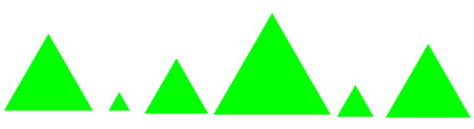 I Love Green Triangles